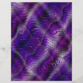 Purple Faux Snakeskin Bulk Scrapbook Paper Pages Flyer (Achterkant)