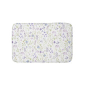 Purple Floral Bath Mat (Voorkant)