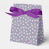 Purple Floral Birthday Bedankdoosjes (Voorkant Zijde)