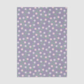 Purple Floral Birthday Tissuepapier (Voorkant)