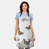 purple Floral bouquet in the blooming garden Schort (Gedragen)