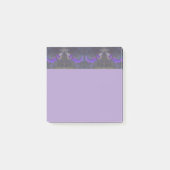 Purple Floral Garden Post-it® Notes (Voorkant)