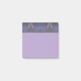 Purple Floral Garden Post-it® Notes