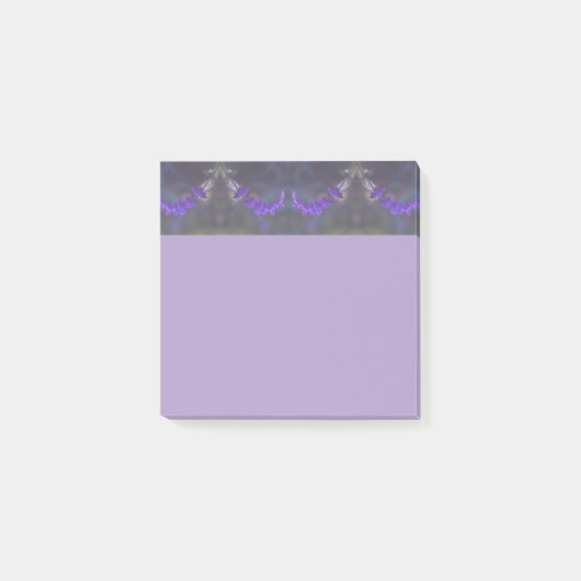 Purple Floral Garden Post-it® Notes (Voorkant)