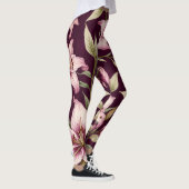 Purple Floral Leggings (Rechts)