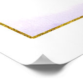 Purple floral Lemonade Bridal shower Welcome Sign Poster (Hoek)