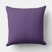 Purple Floral Personalized Engagement Throw Pillow Kussen (Achterkant)