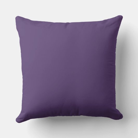 Purple Floral Personalized Engagement Throw Pillow Kussen (Achterkant)