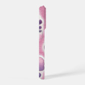 Purple Floral Phone Case iPhone Hoesje (Rechterkant)