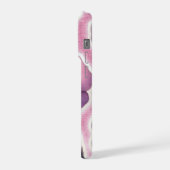 Purple Floral Phone Case iPhone Hoesje (Linkerkant)
