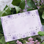 Purple floral post-it notes