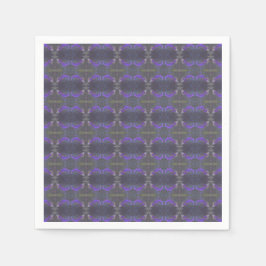 Purple Floral Servet