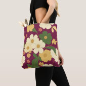 Purple Floral Tote Bag (Dichtbij)
