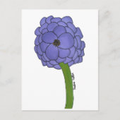 Purple Flower- Blank Briefkaart (Voorkant)