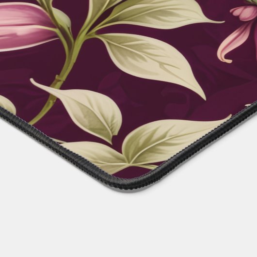Purple Flower Desk Mat (Hoek)