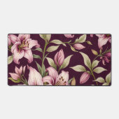 Purple Flower Desk Mat (Voorkant)