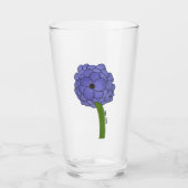 Purple Flower Glas (Voorkant)