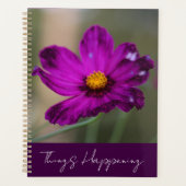 Purple Flower Planner (Voorkant)