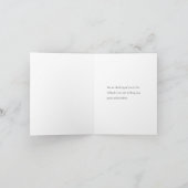 Purple flower, Sympathy Kaart (Binnen)