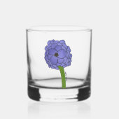 Purple Flower Whisky Glas (Voorkant)