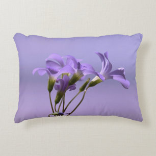 Purple Flowers Accent Pillow Accent Kussen
