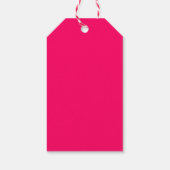 Purple flowers and light blue stripes cadeaulabel (Achterkant)