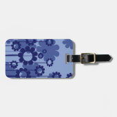 Purple Flowers Bagagelabel (Voorkant horizontaal)