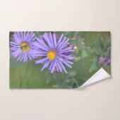 Purple Flowers Bath Towel Set Bad Handdoek (Handdoek)