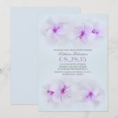 Purple Flowers Beach vrijgezellenfeest Kaart (Voorkant / Achterkant)