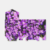 Purple Flowers Bedankdoosjes (Uitgevouwen)