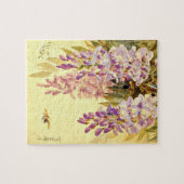 Purple Flowers & bijen Paul de Longpre Puzzle Legpuzzel (Horizontaal)