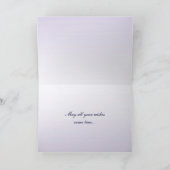 Purple Flowers Birthday-kaart Kaart (Binnen)