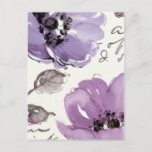 Purple Flowers Briefkaart (Voorkant)