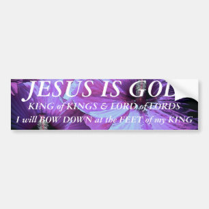 Purple Flowers Bumpersticker