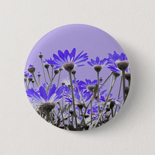 Purple Flowers Button (Voorkant)