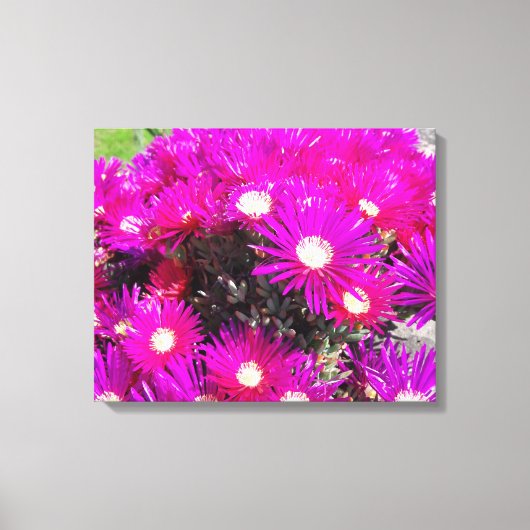 Purple Flowers Canvas Afdruk (Voorkant)