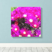 Purple Flowers Canvas Afdruk (Insitu (Houten vloer))