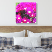 Purple Flowers Canvas Afdruk (Insitu (Slaapkamer))