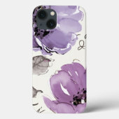 Purple Flowers Case-Mate iPhone Case (Achterkant)