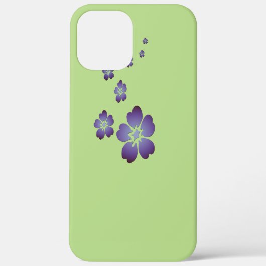 Purple Flowers Case-Mate iPhone Case (Achterkant)