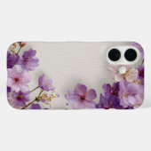Purple Flowers Case-Mate iPhone Case (Achterkant (horizontaal))