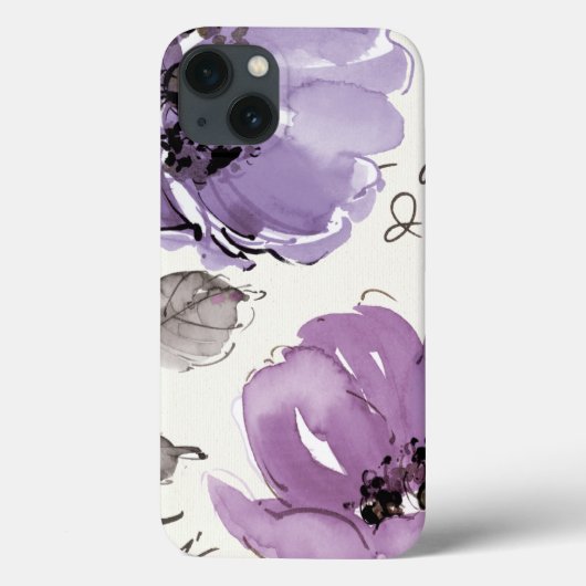 Purple Flowers Case-Mate iPhone Case (Achterkant)