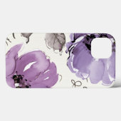 Purple Flowers Case-Mate iPhone Case (Achterkant (horizontaal))