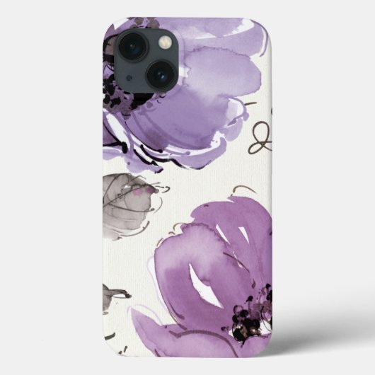 Purple Flowers Case-Mate iPhone Case (Achterkant)