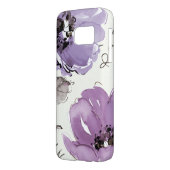 Purple Flowers Case-Mate Samsung Galaxy Hoesje (Achterkant Links)