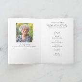 Purple Flowers Celebration of Life Programme Programma (Binnen)