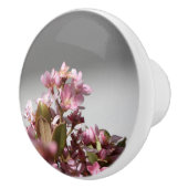 Purple Flowers Ceramic Knob. Keramische Knop (Rechts)