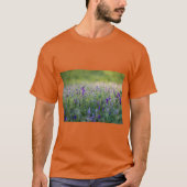 Purple Flowers Design Logo – Elegance in Bloom T-shirt (Voorkant)