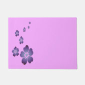 Purple Flowers Deurmat (Voorkant)
