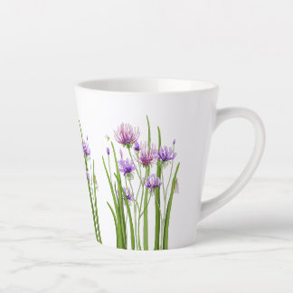 Purple Flowers en Bugs Latte Mok